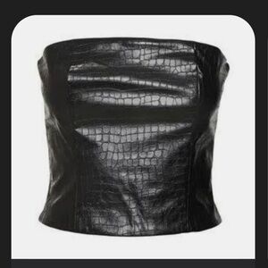 Vero moda Leather bandeau top